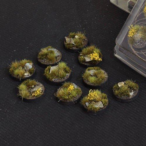 Gamer Grass- Battle Ready Bases: Highland Round 25mm