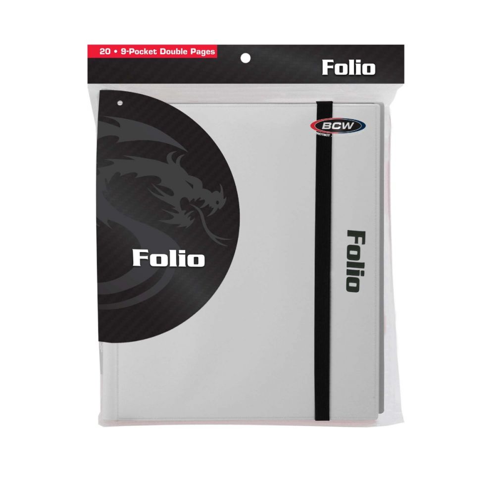 BCW 9 Pocket Folio - White