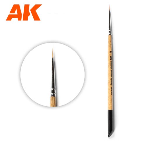 PREMIUM SIBERIAN KOLINSKY BRUSH – 2/0