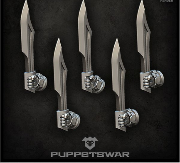 Puppets War Accessories: Spartan Swords (Right) (5)