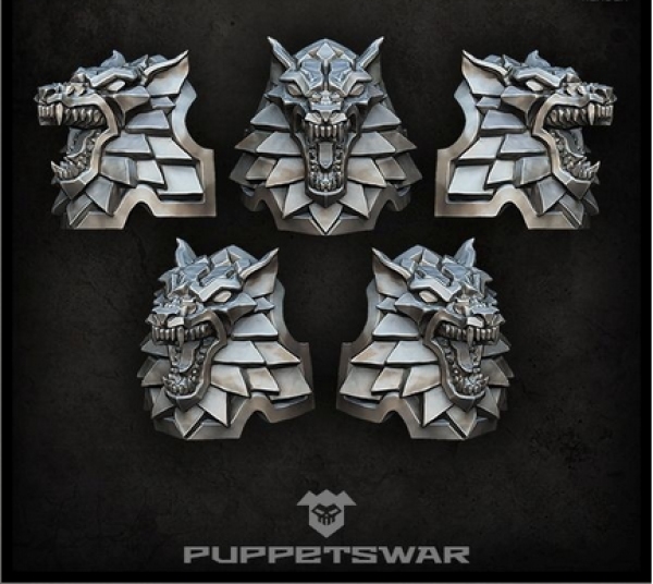 Puppets War Accessories: Wolf Shoulder Pads (5)