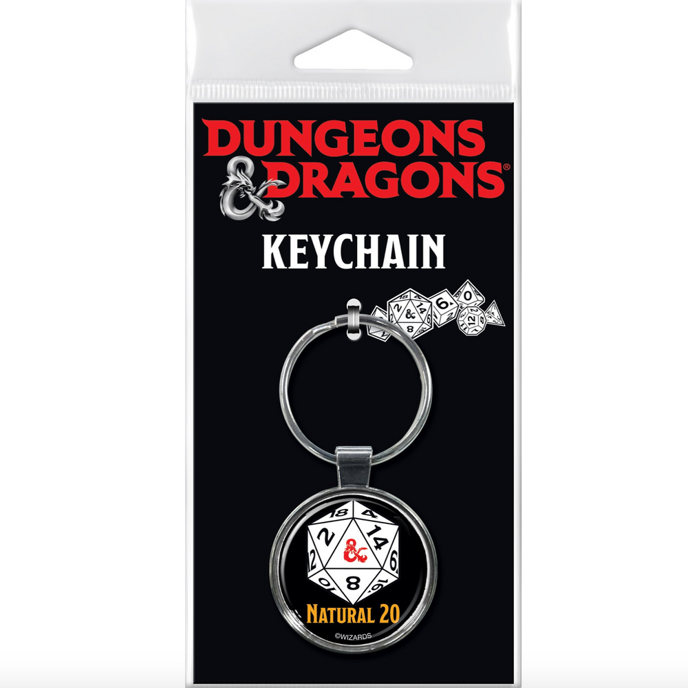 ATA Boy Keychain: DnD Natural 20