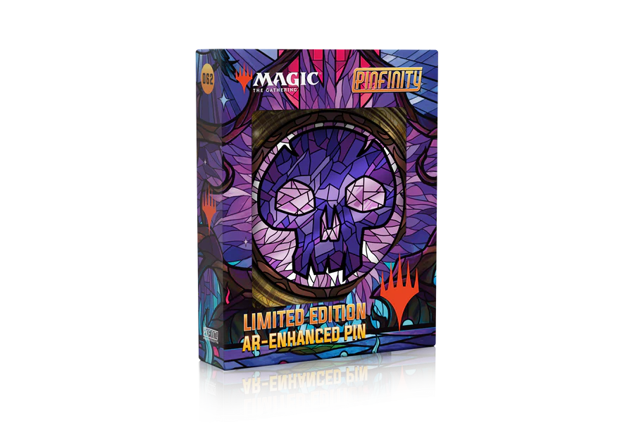 Magic: the Gathering - Stained Glass Swamp Pin