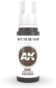 AK-Interactive: 3rd Gen Acrylics - Sepia Ink