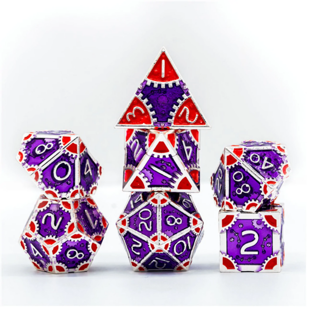 STEAMPUNK EMPRESS ROBES RPG METAL DICE SET