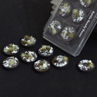 Gamer Grass- Battle Ready Bases: Winter Round 32mm