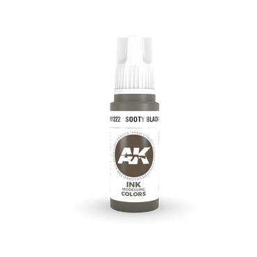 AK-Interactive: 3rd Gen Acrylics - Sooty Black Ink