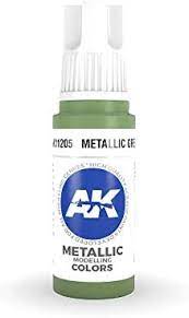 AK-Interactive: 3rd Gen Acrylics - Metallic Green