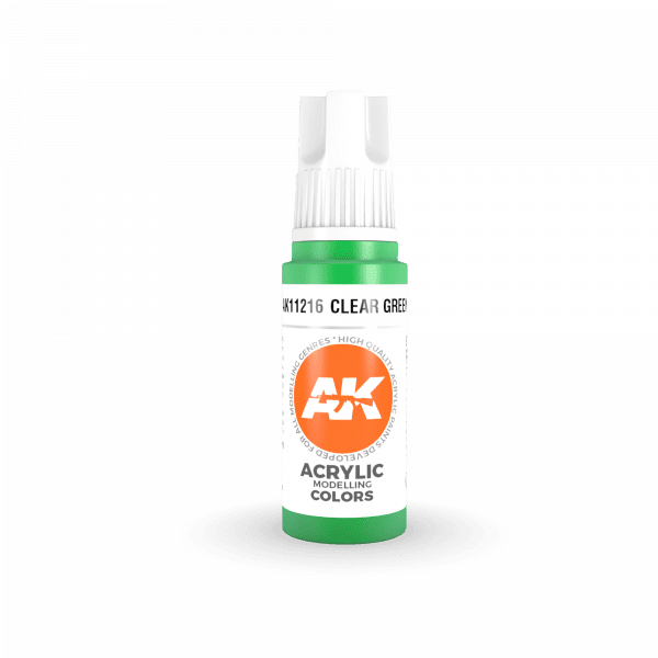 AK-Interactive: 3rd Gen Acrylics - Clear Green