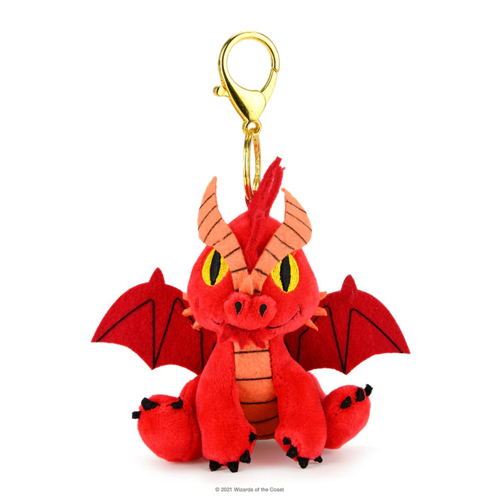 Kidrobot Dungeons and Dragons Red Dragon 3" Plush Charm