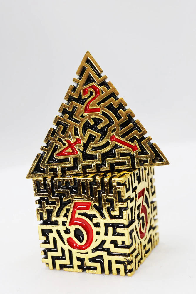 EGYPTIAN LABYRINTH RPG METAL DICE SET