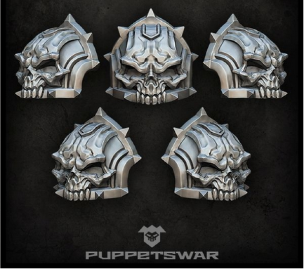Puppets War Accessories: H.I. Skull Shoulder Pads (5)