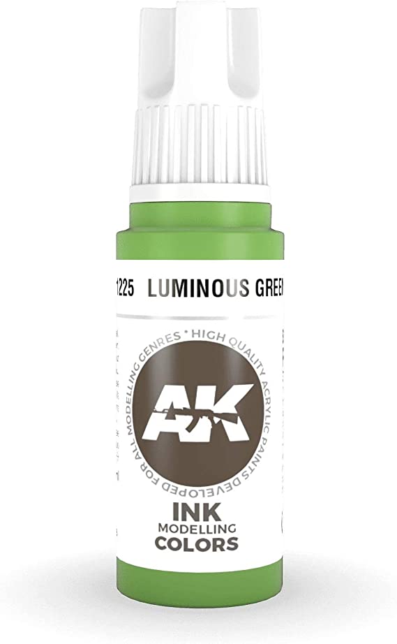 AK-Interactive: 3rd Gen Acrylics - Luminous Green Ink