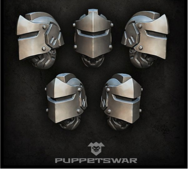 Puppets War Accessories: Knight Helmets (5)
