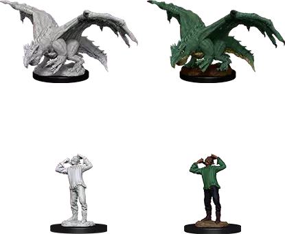 Dungeons & Dragons Nolzur's Marvelous Miniature Wyrmling Green Dragon AfflictElf