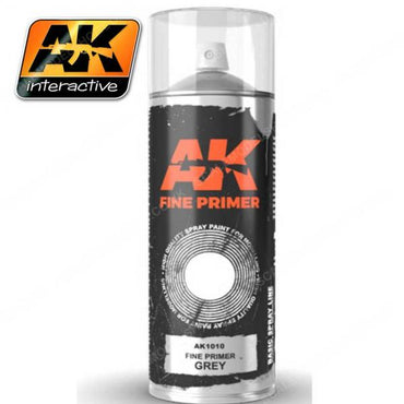 AK-Interactive: AK Sprays - Fine Primer Gray (200ml)