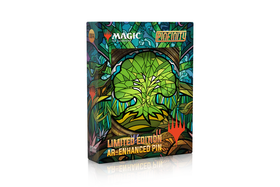 Magic: the Gathering - Stained Glass Forest Pin