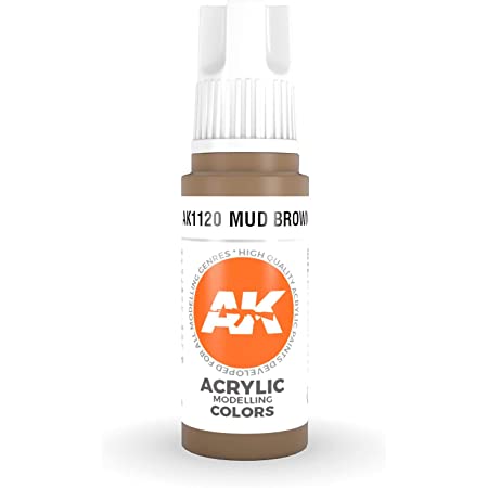 AK-Interactive: 3rd Gen Acrylics - Mud Brown