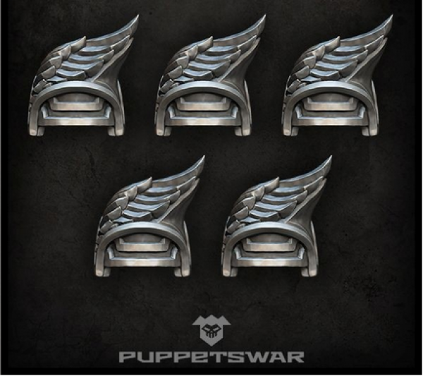 Puppets War Accessories: Wing Shoulder Pads (left, 5)