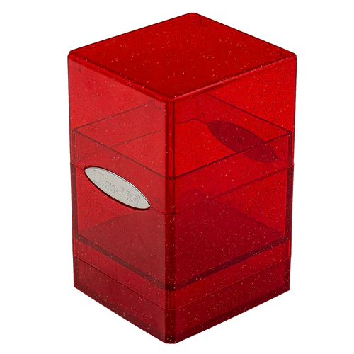 Ultra PRO: Satin Tower - Glitter Red
