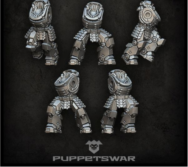 Puppets War Accessories: Bushi Prime Strikers Bodies (5)