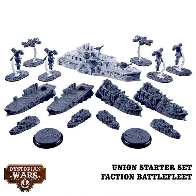 Dystopian Wars: Union Starter Set - Faction Battlefleet