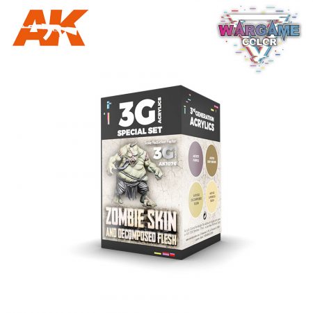 WARGAME COLOR SET. ZOMBIE SKIN.