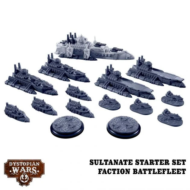 Dystopian Wars: Sultanate Starter Set - Faction Battlefleet