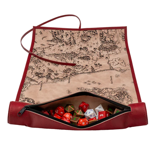 Sword Coast Dice Scroll Map for Dungeons & Dragons