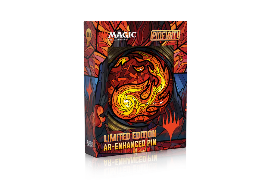 Magic: the Gathering - Stained Glass Mountain Pin