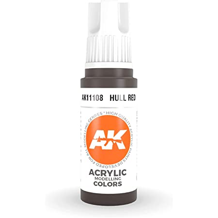 AK-Interactive: 3rd Gen Acrylics - Hull Red