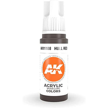 AK-Interactive: 3rd Gen Acrylics - Hull Red