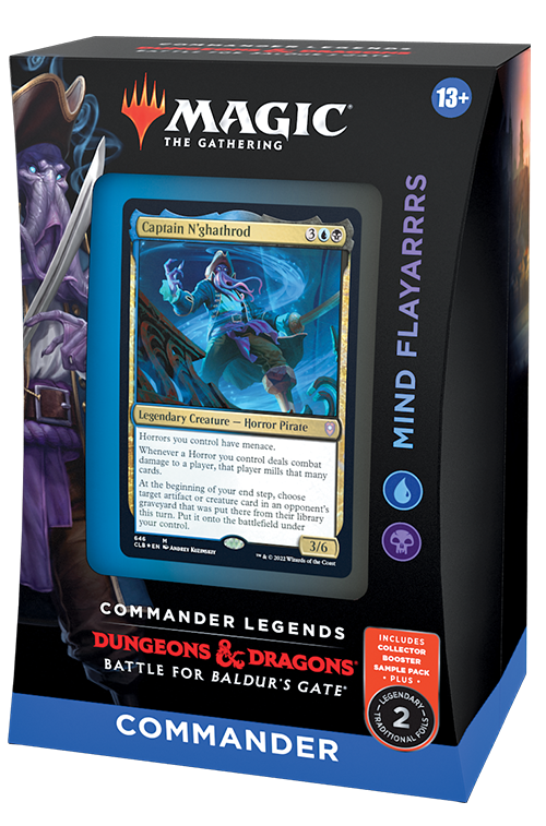 MTG Battle for Baldur's Gate Commander Decks: Mind Flayarrrs