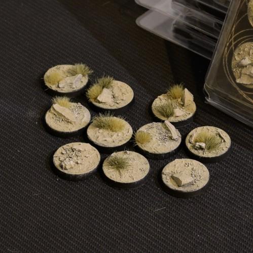 Gamer Grass- Battle Ready Bases: Arid Steppe Round 32mm