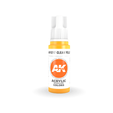AK-Interactive: 3rd Gen Acrylics - Clear Yellow
