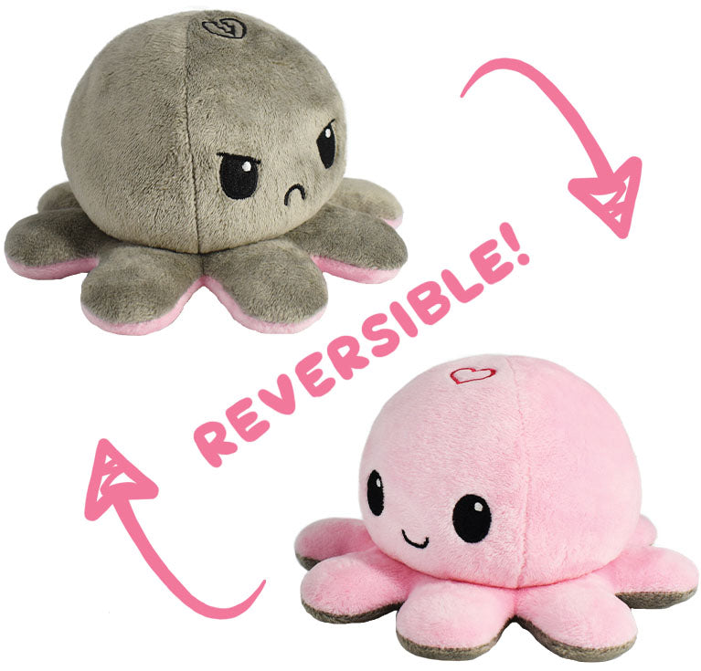 Reversible Octopus Plushie: Broken Heart/ Heart