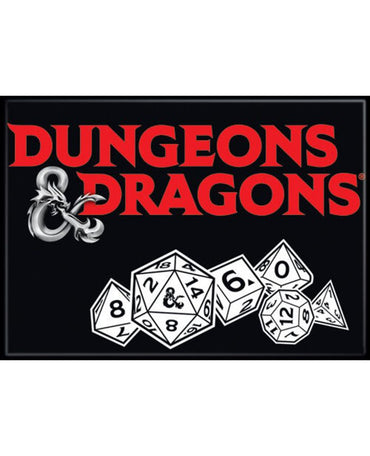 ATA Boy Carded Magnet: DnD Logo and Dice