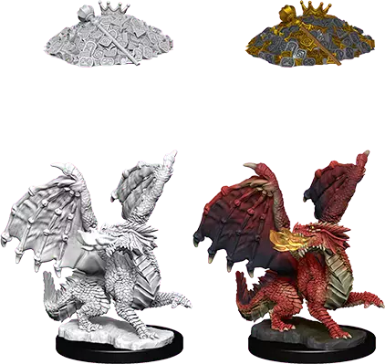 Dungeons & Dragons Nolzur's Marvelous Miniature Wyrmling Red Dragon