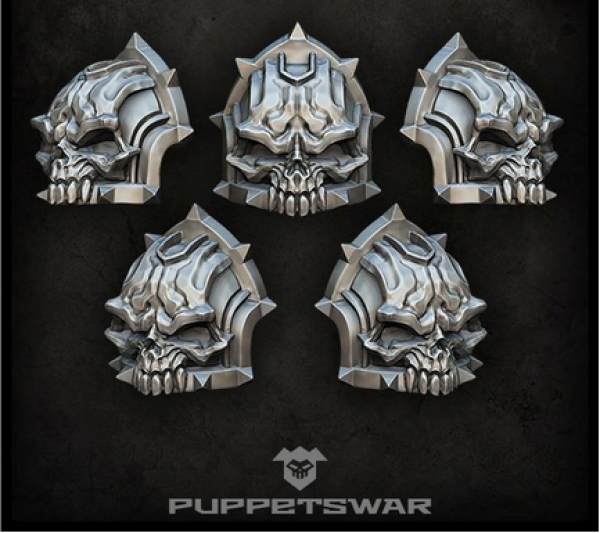 Puppets War Accessories: Skull Shoulder Pads (5)