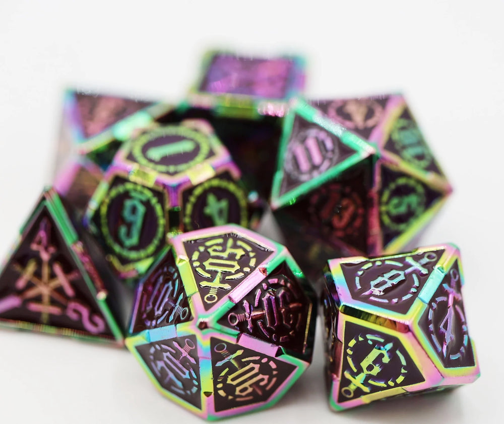 IMPERIAL GEM SWORD RPG METAL DICE SET