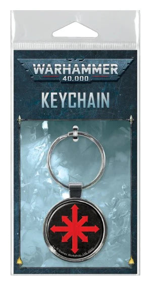 ATA Boy Keychain: Warhammer 40K Chaos Star 3