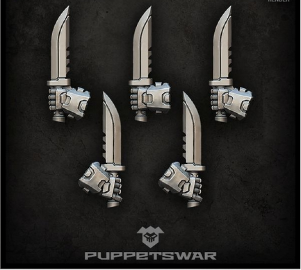 Puppets War Accessories: Knives (Left,5)