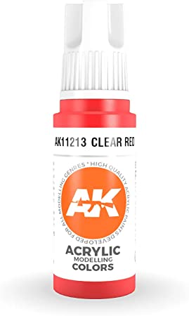 AK-Interactive: 3rd Gen Acrylics - Clear Red