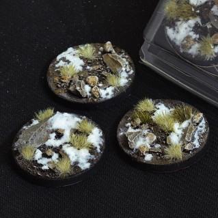 Gamer Grass- Battle Ready Bases: Winter Round 50mm