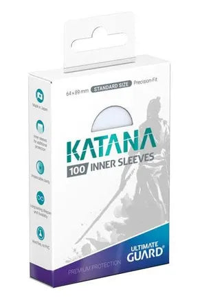Katana Standard Size Inner Sleeves - Clear (100-Pack)