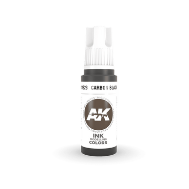 AK-Interactive: 3rd Gen Acrylics - Carbon Black Ink