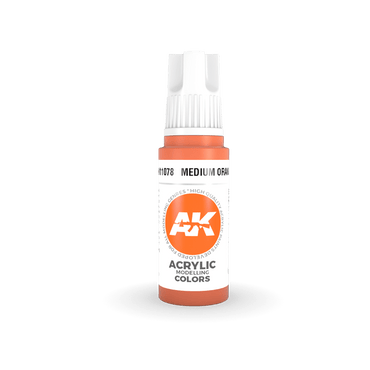 AK-Interactive: 3rd Gen Acrylics - Medium Orange