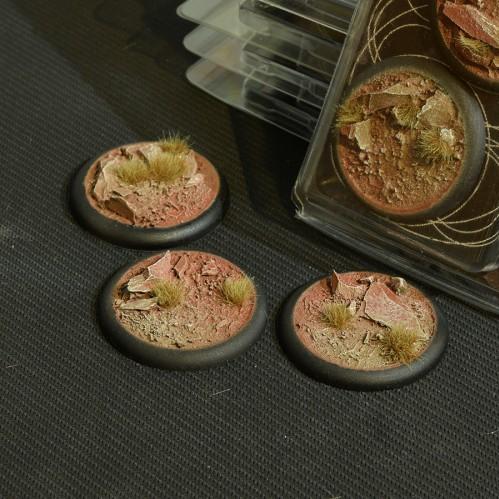 Gamer Grass- Battle Ready Bases: Badlands Round 50mm