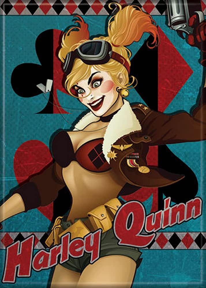 ATA Boy Carded Magnet: DC Bombshells Harley Quinn
