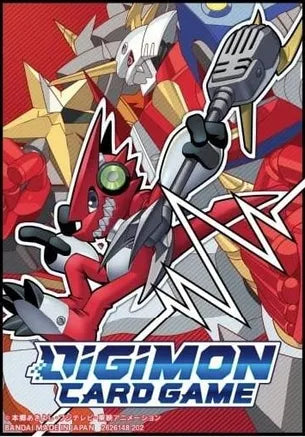 Digimon Card Game Official Sleeves - Digimon Shoutmon & OmegaShoutmon Card Sleeves 2022